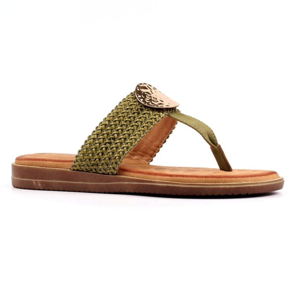 Lunar Womens/Ladies Fiona Sandals / Khaki
